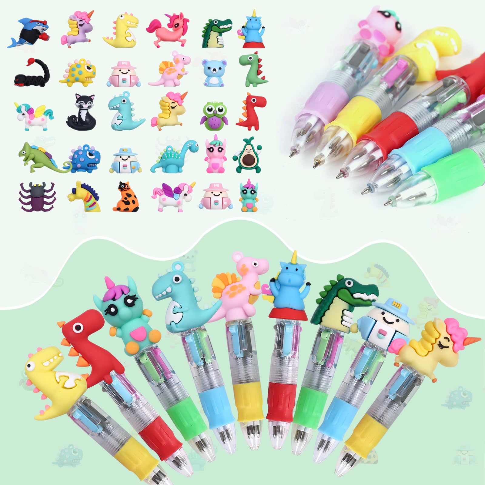 Gudotra 30 Penne Regalini Fine Festa Compleanno Multicolore Bambini Gadget Compleanno Bambini Penne Gel Colorate (30)