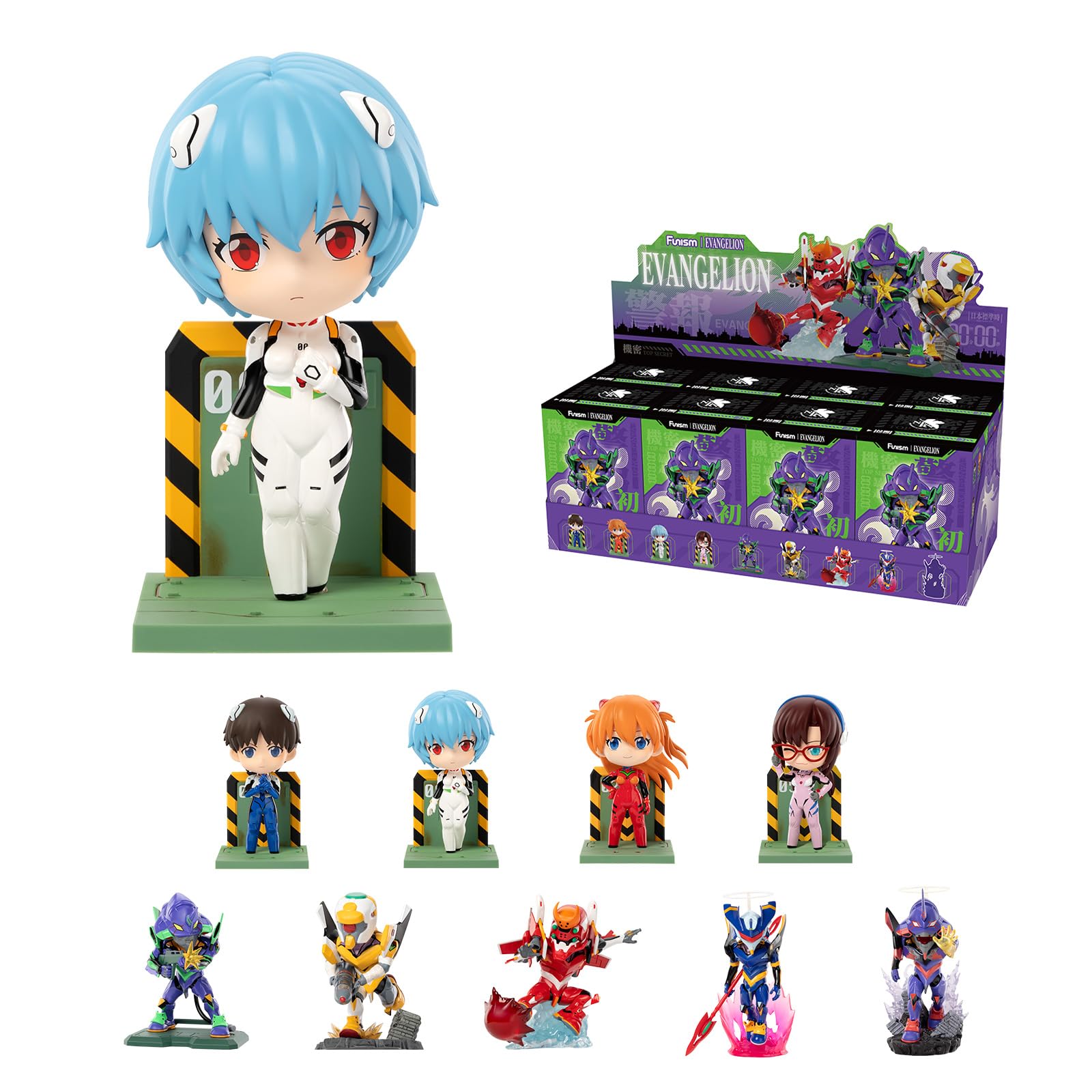 EVA Vol.1 Evangelion Anime Blind Box, Collectibles Figures Toys, Whole Set