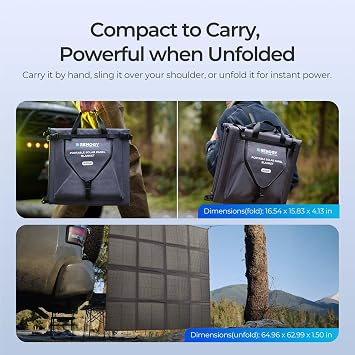 RENOGY REGO 400W Portable Solar Panel, N-Type 25% High Efficiency