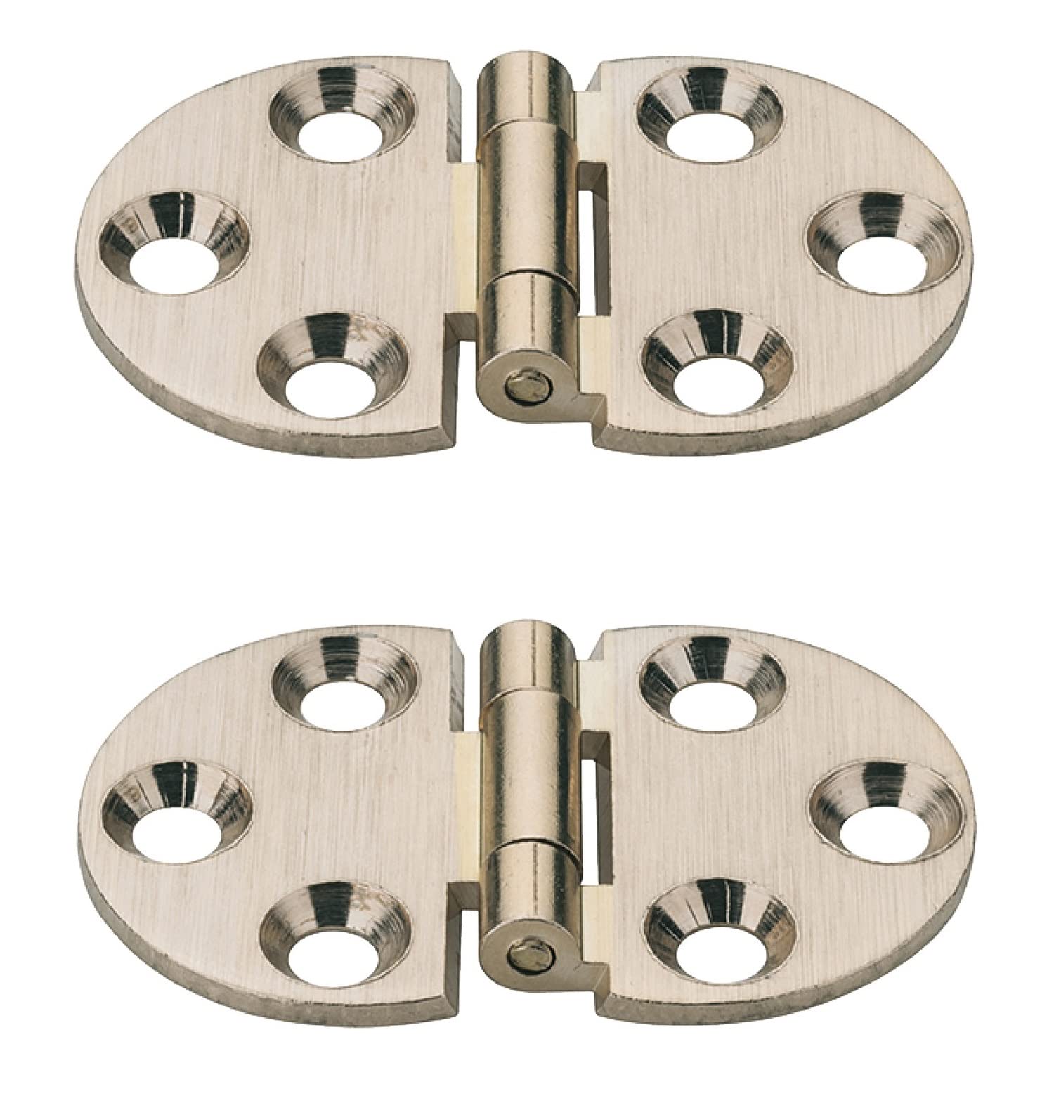 270° Flap Hinge Hafele Ø30mm Cup Caravan Motorhome Hinges Cupboard Cabinet Door (2, Brass)