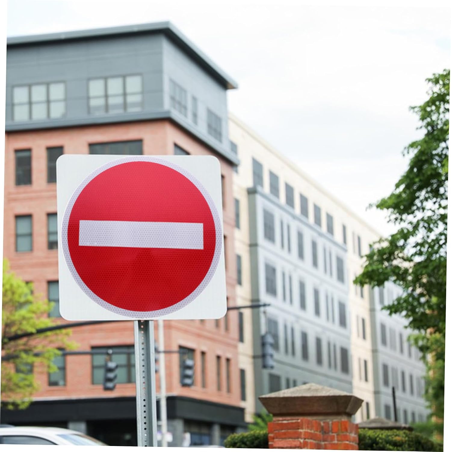 Road Warning Sign Aluminum Stop Board for Private Roads
