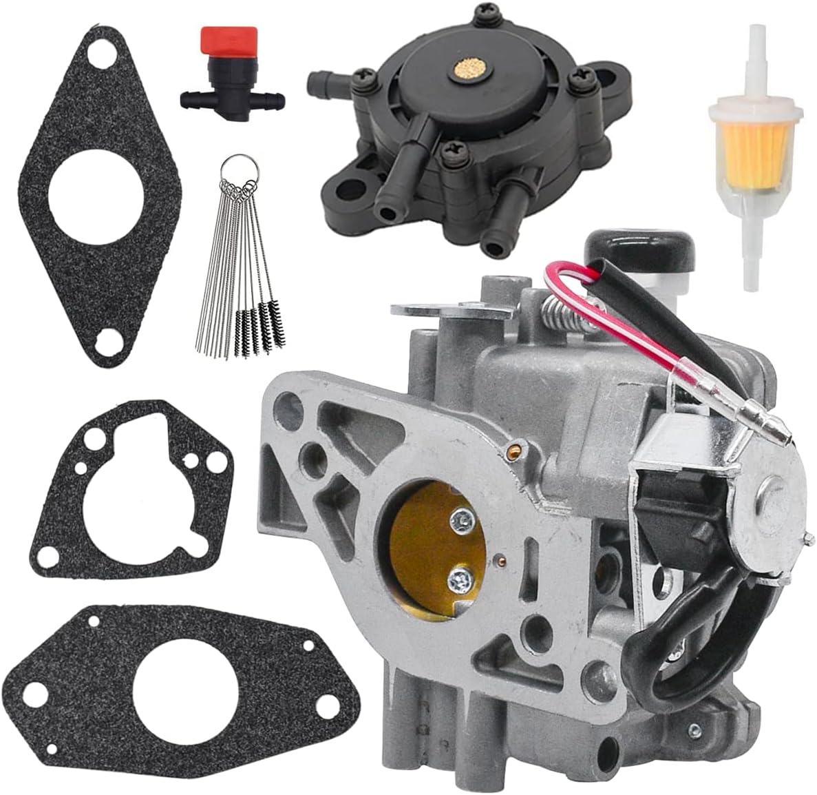 24 853 32-S Carburetor Fit for Kohler CH18 18 HP CH20 20 HP CH22 22 HP With Fuel Pump