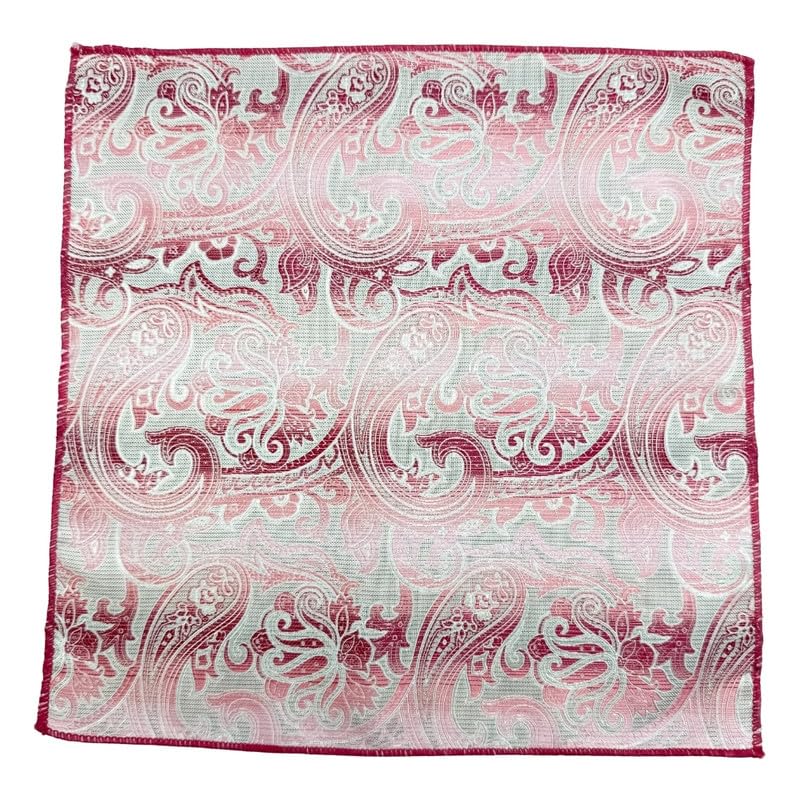 Paisley Design Microfiber Pocket Square for Men-image-5