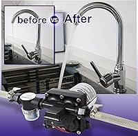 Vista 8 de Bomba de agua Wassermann para RV 12 voltios DC 3.0GPM 55PSI, reemplazo para 4008-101-A65, bomba de agua autocebante con diafragma y interruptor