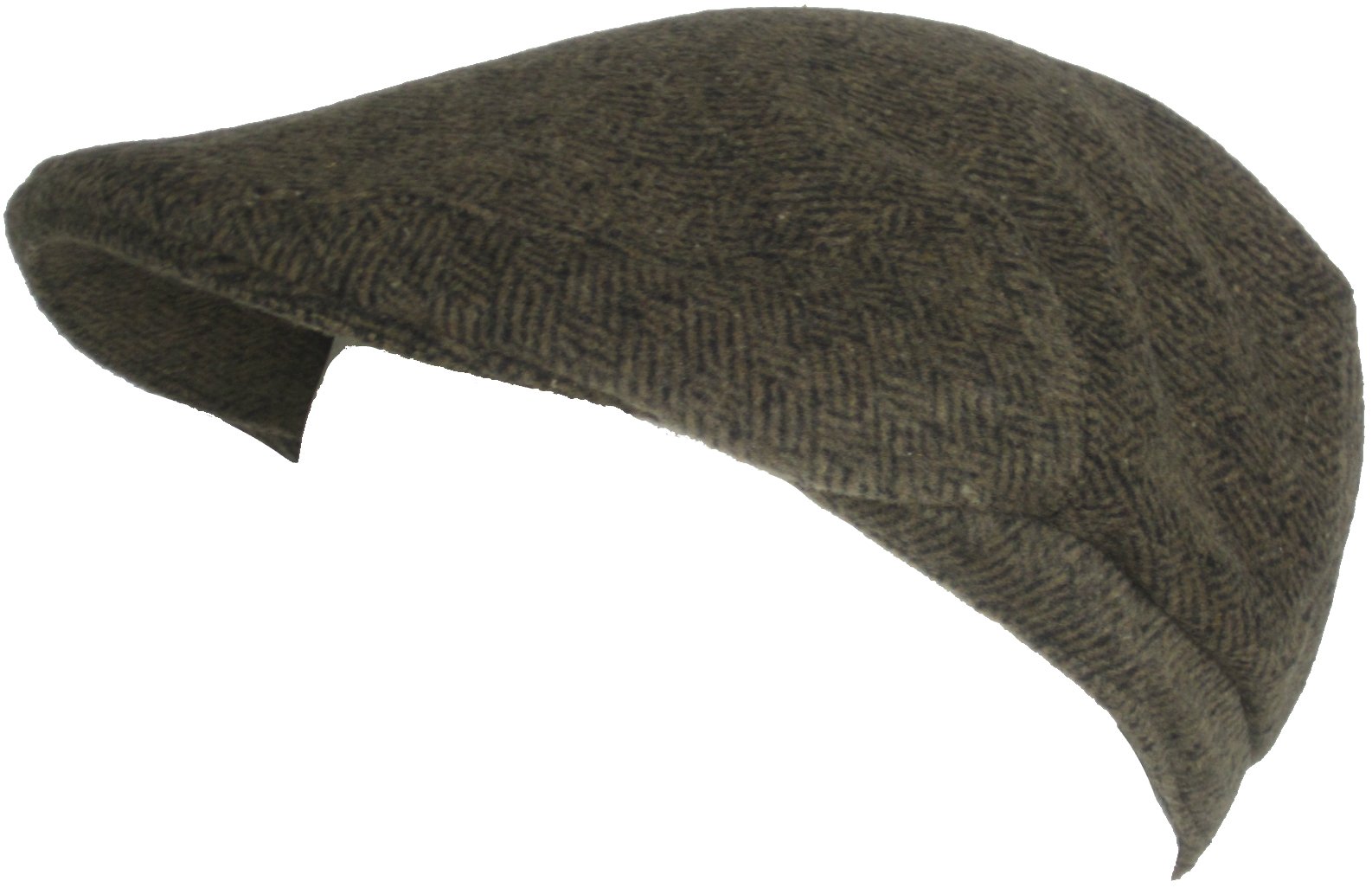 CappelloBrushed Wool Herringbone Ivy Scally Cap Driver Hat