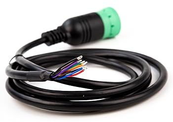 Amazon.com: Green Type 2 J1939 Male to Open Pigtail 9pin