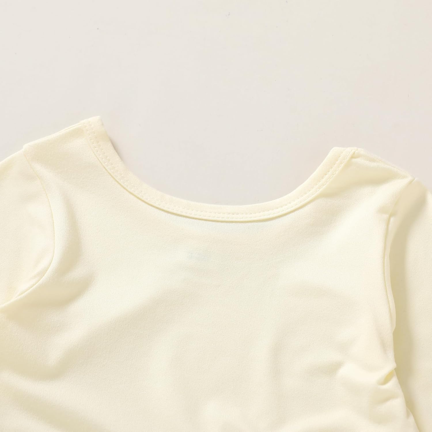 Toddler Girl Casual Solid A-line Twirly Dress Long Sleeve Skater Ruffle Hem Dresses Fall Outfit - Image 4