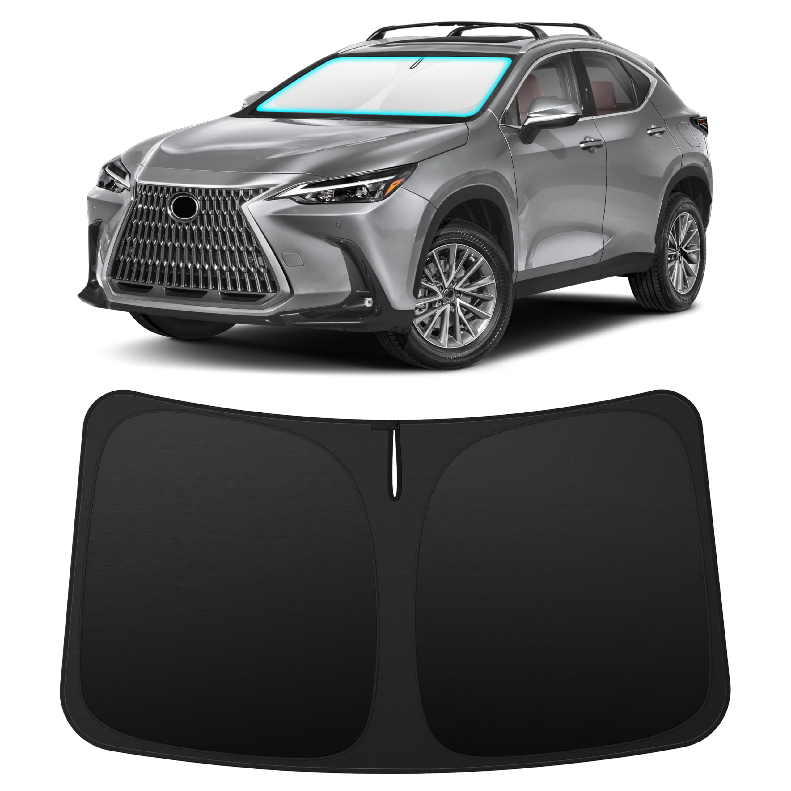 INSAUTO Custom Fit Windshield Sun Shade for Lexus NX 2022-2026