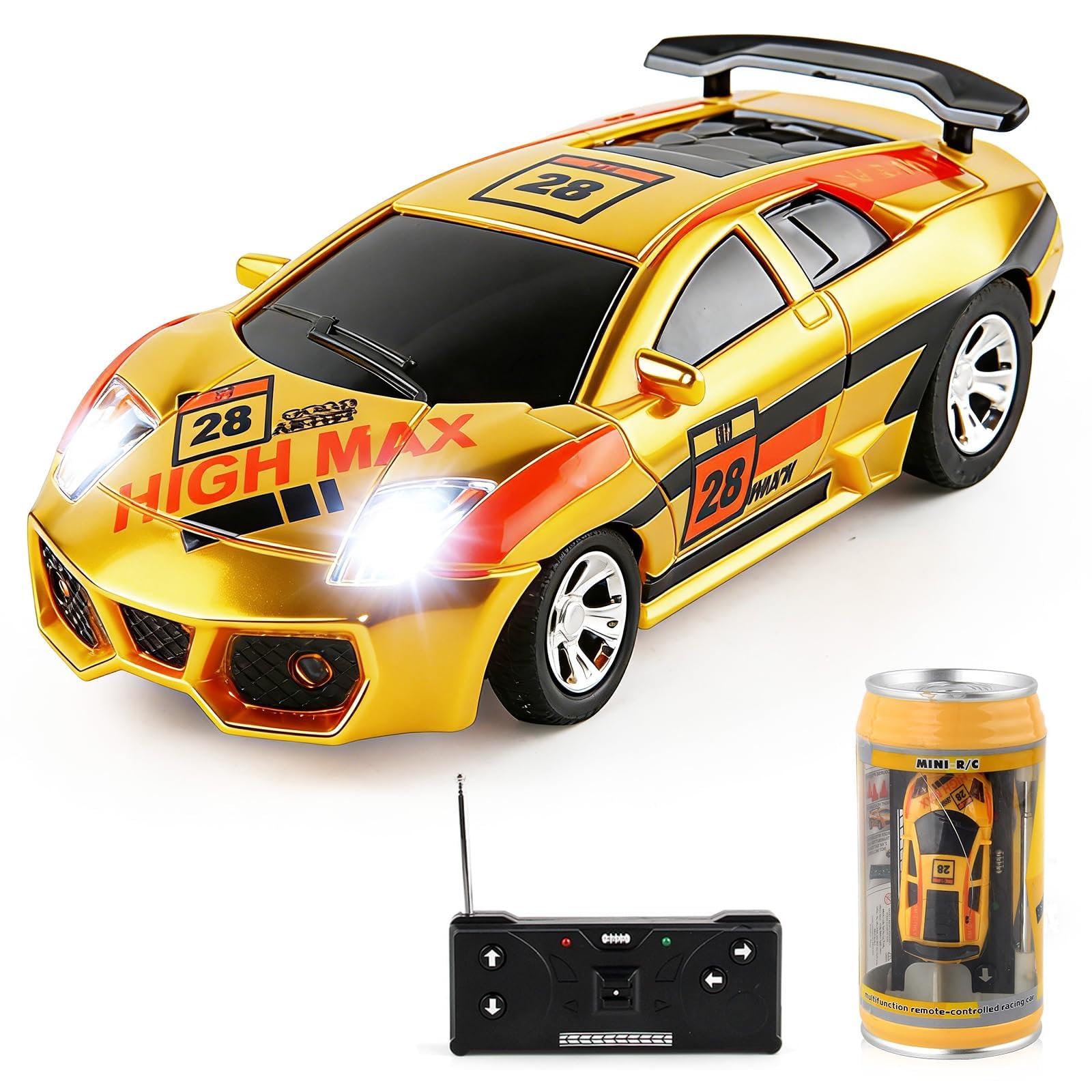 Amazon.co.jp: プラスチック製 スタントカー ミニ缶 RC カー 子供の