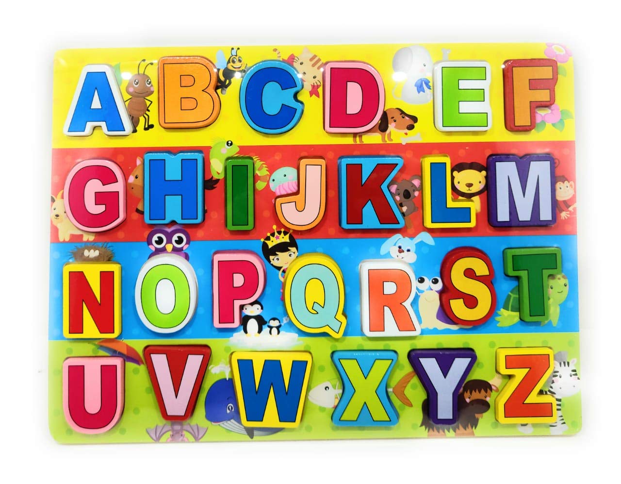 FunBlast Wooden Colorful Learning Educational Board for Kids, Educational Learning Wooden Board Tray, Size- 30 X 22 CM - Multicolor (B07PRBHWZM) Amazon Price History, Amazon Price Tracker