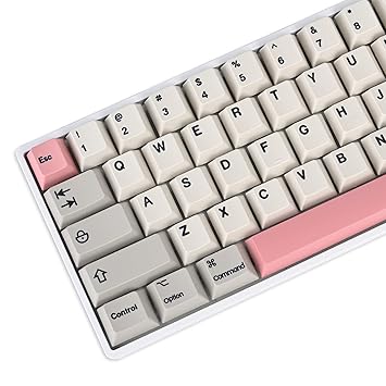 Guffercty kred Cherry Profile Keycaps 60 Percent Retro PBT 158-key Cap Cover Set Dye Sublimation for Cherry Mx Switch Mechanical Keyboard (CHERRY/9009)