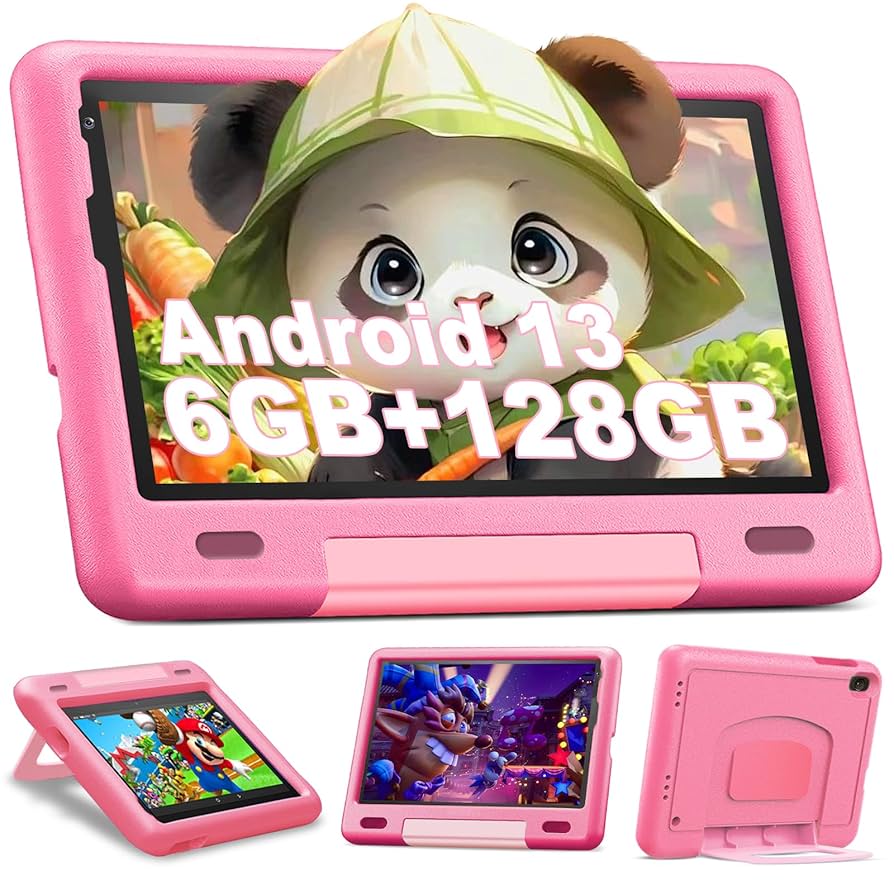 DUODUOGO S16 キッズタブレット 8インチ　ピンク1台 Amazon.co.jp: キッズタブレット 8インチ 子供用2024 Wi-Fi