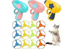 15 Pieces Cat Fetch Toy with Propellers