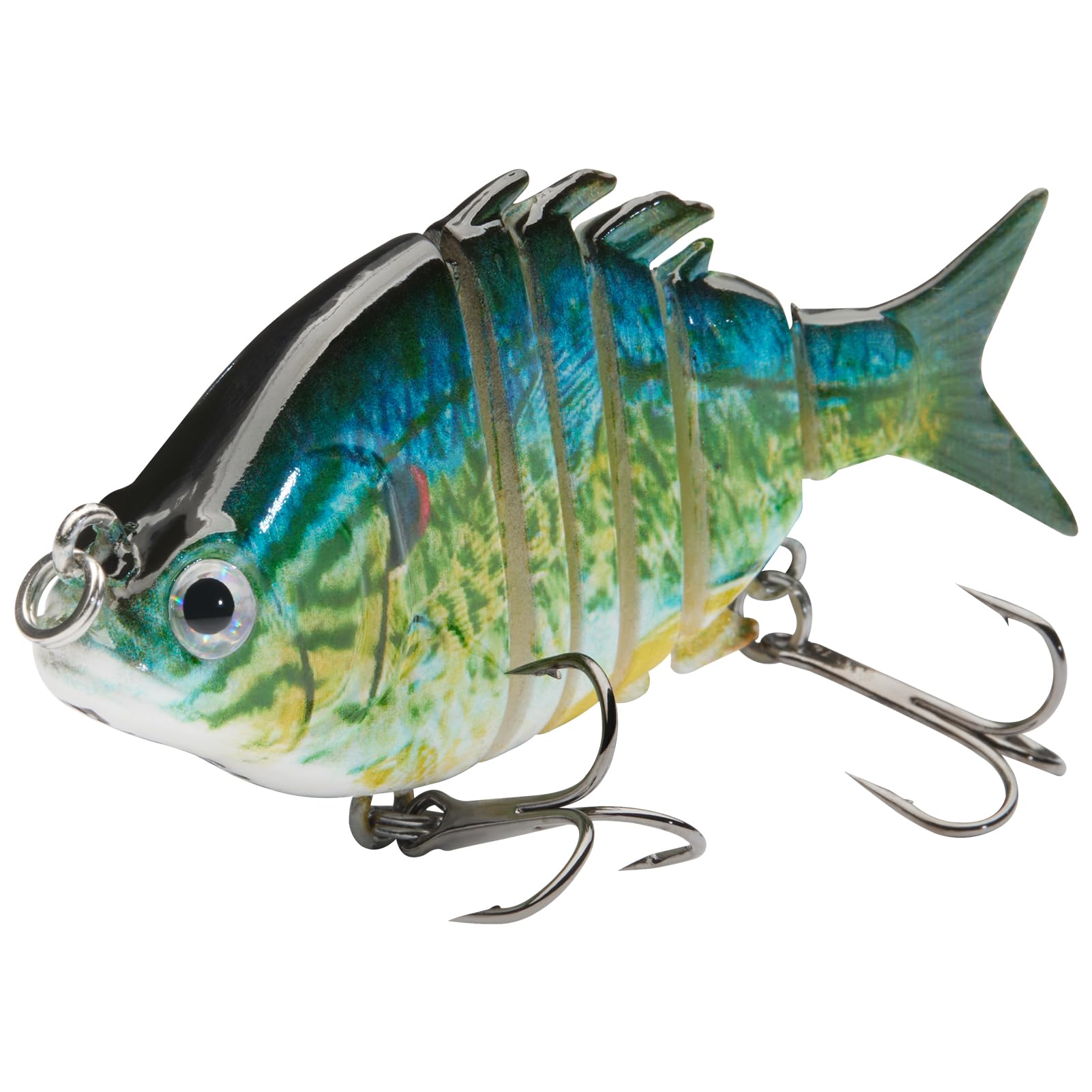 Bassdash SwimPanfish - Señuelo duro de 6,35 cm / 9,6 g para pesca de trucha y lubina, paquete de 4