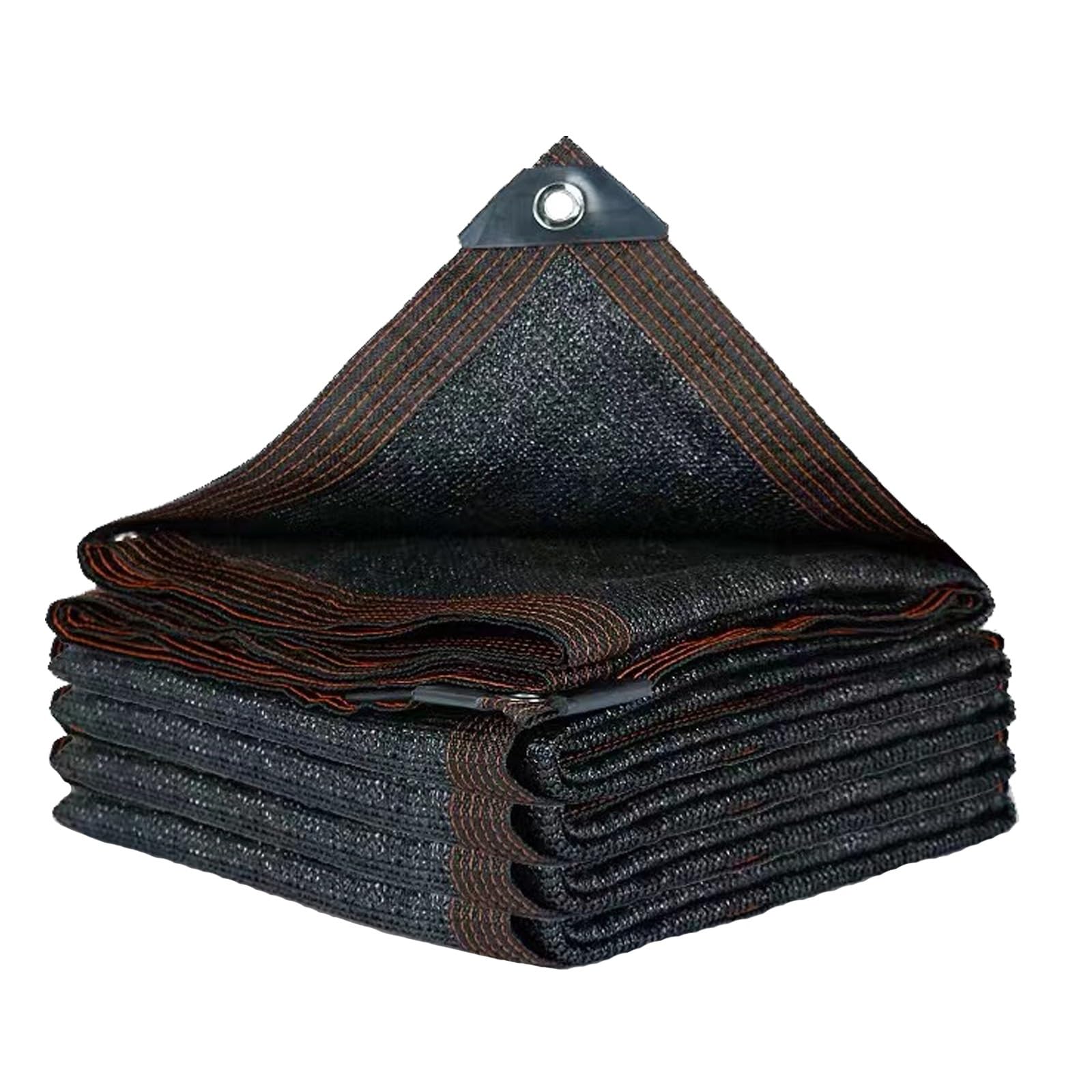 Voile d'ombrage noir haute densité 90% anti-UV pour piscine 8x12m