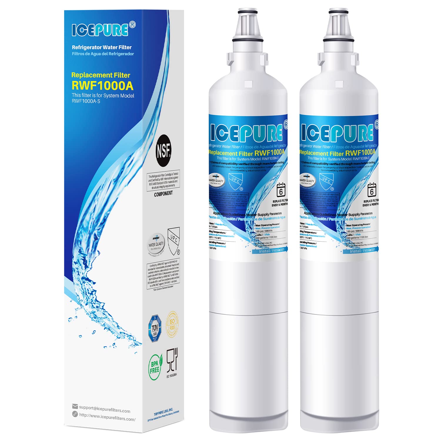 Lot 2 Kenmore Clear! 469999 Replacement Refrigerator Water Filter munimoro.gob.pe