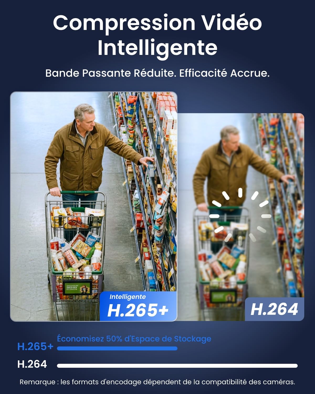 Reolink 4CN PoE NVR Enregistreur Vidéo pour Système de Sécurité, RLN4E | Enregistrement Continu 24/7, Stockage Local Jusqu'à 8To (Disque Dur Non Inclus), Jusqu'à 16Mpx