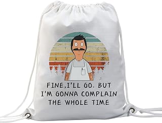 Cartoon TV Show Merchandise Gifts Bob Belcher Backpack Bag Gift Zipper Pouch Couple Gift Burgers Style Backpack Gift For Bob's Fans (Complain Pack)