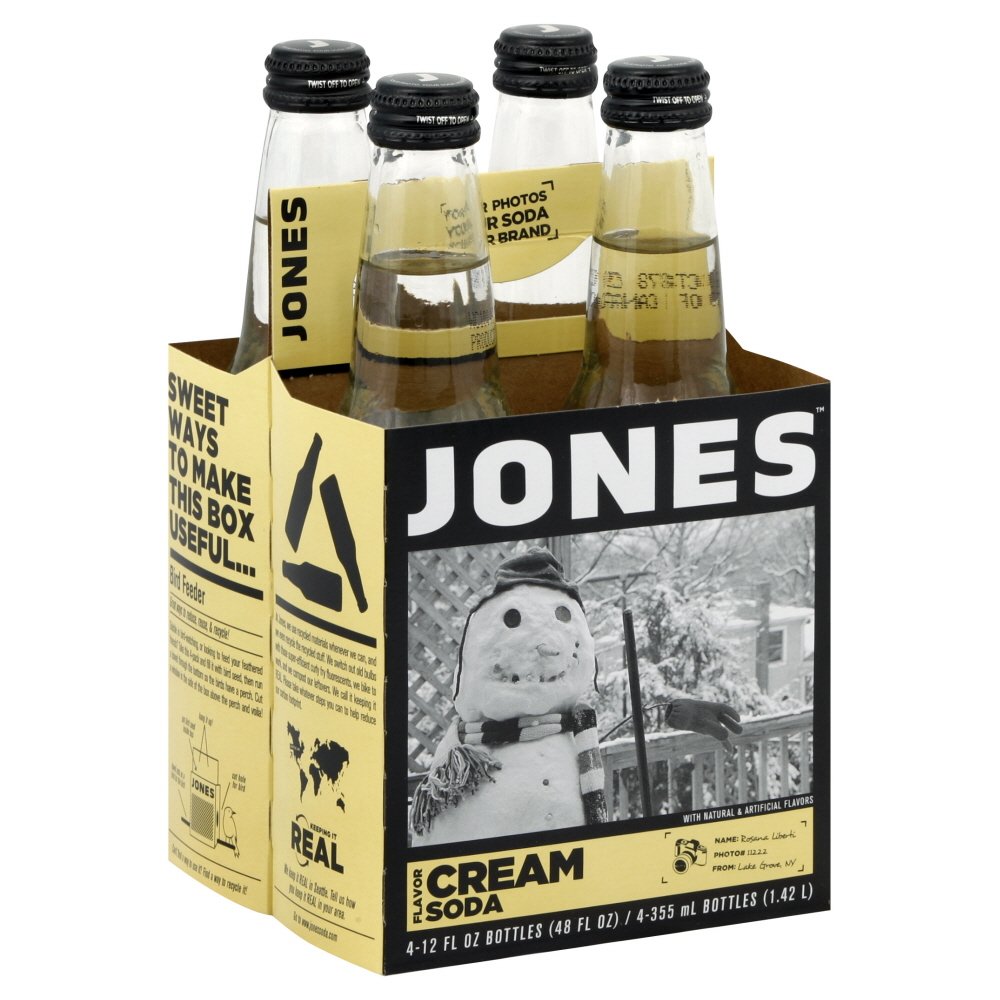 Jones Soda Co Creme Soda (6x4Pack )