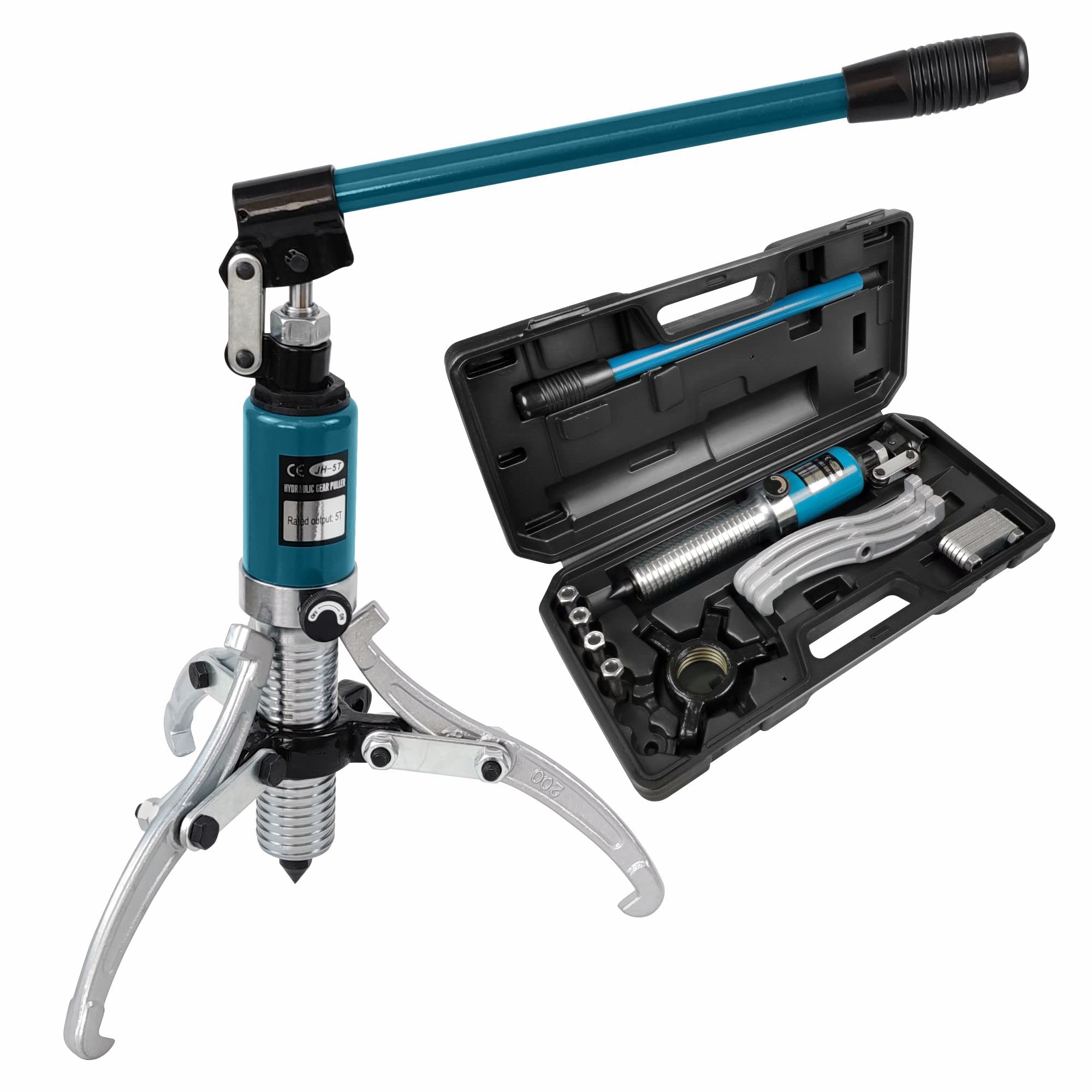 Estrattore Idraulico Per Ingranaggi, Capacità Massima Di 5 Tonnellate Estrattore A 2 O 3 Ganasce Estrattore Idraulico A Ganasce Da 8 Per Mozzi Di Trazione