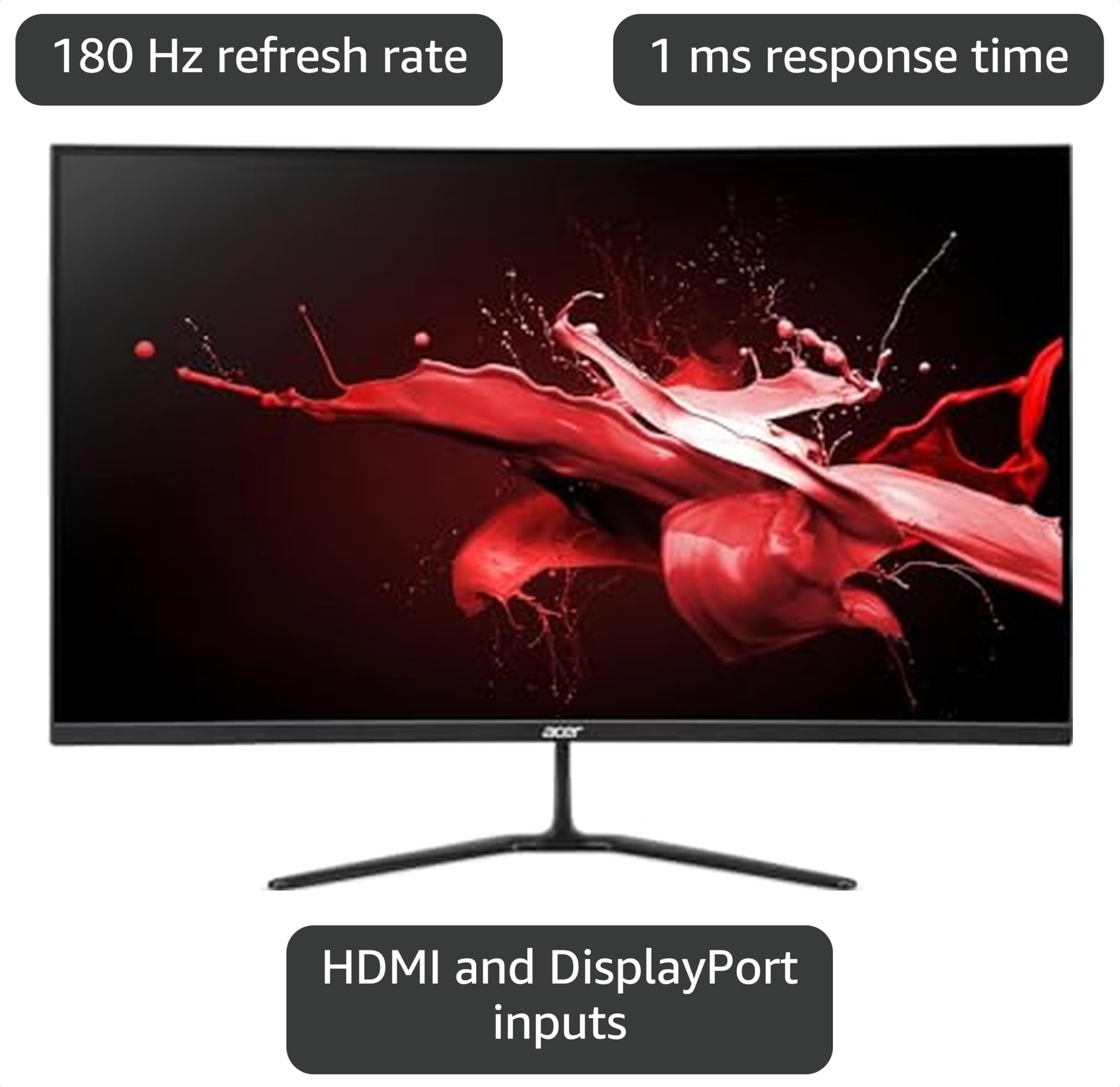 Acer 180hz ゲーミングモニター Amazon.com: acer Nitro 31.5-inch VA FHD Gaming Monitor 180Hz
