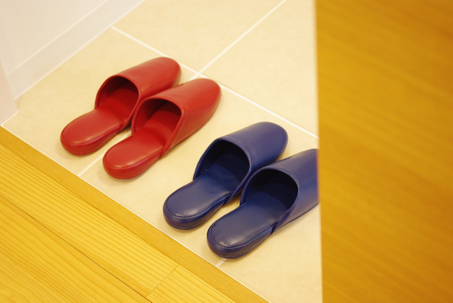 Amazon.co.jp: オーミケンシ 高周波 レザースリッパ ブルー 約23~25.5