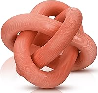 Vista 8 de Decoración de nudo de madera de 3 eslabones, decoración rústica para el hogar, decoración de mesa auxiliar, decoración bohemia de eslabones