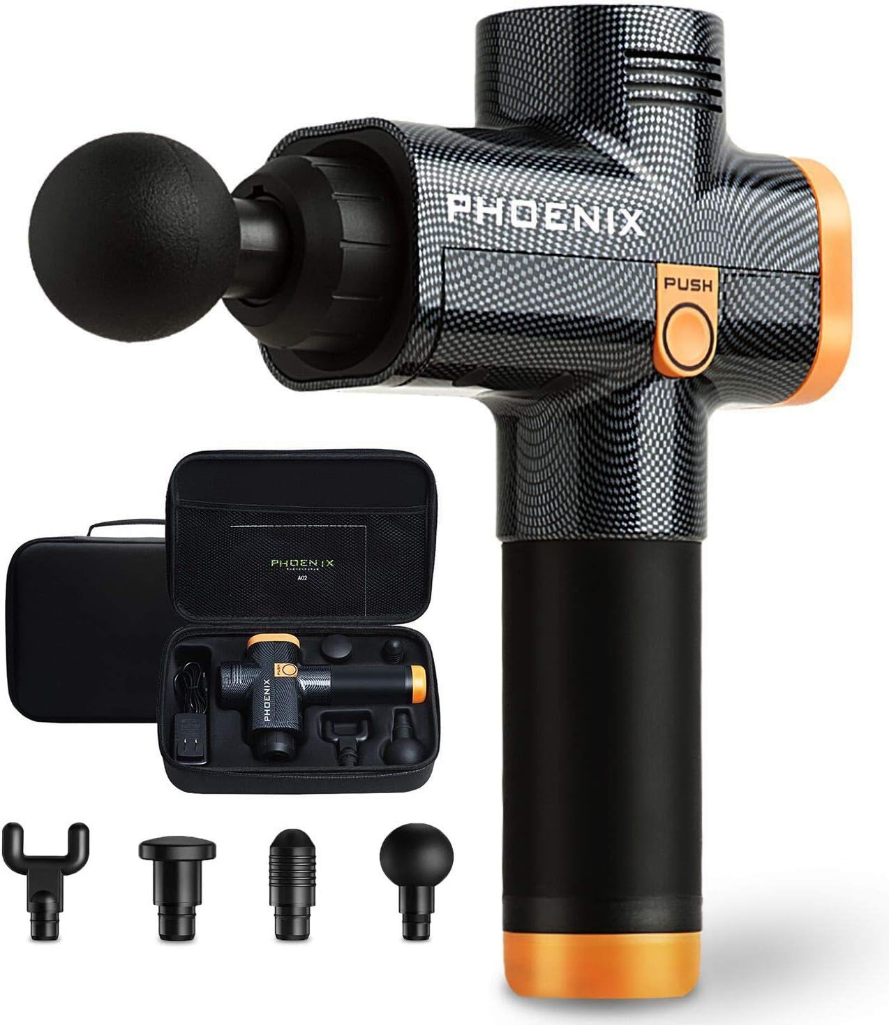 Quiet Professional Percussion Massage Gun - Hand Held Deep Tissue Muscle Massager,Professional Personal Massage Device