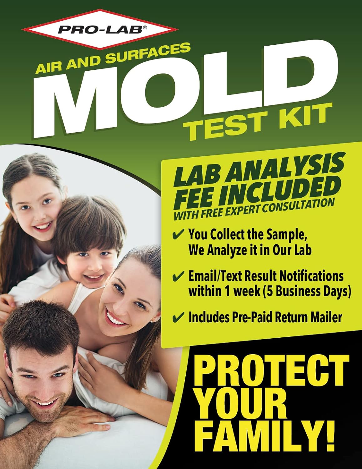 Pro Lab Prolab Mold Test kit with lab Analysis and Expert Consultation