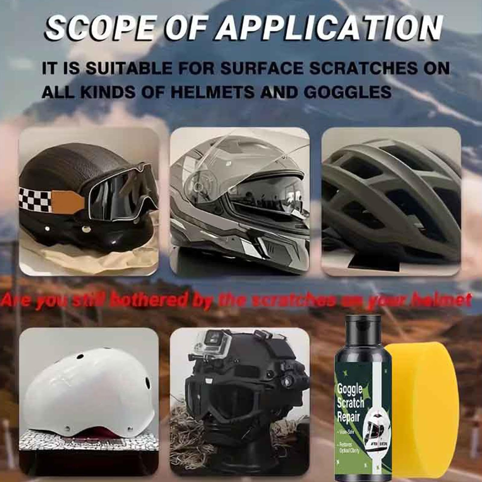 Motorcycle Helmet Scratch Removal Paste Professional Repair Wax