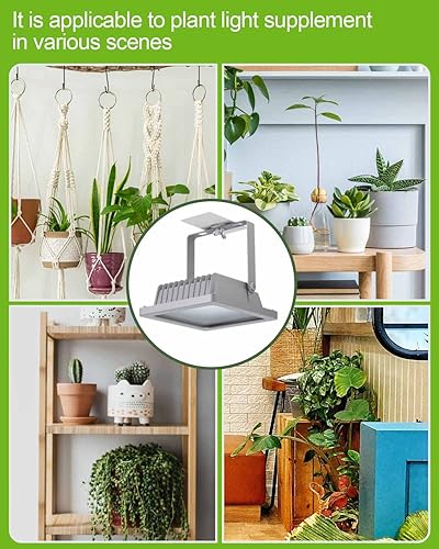 Miniatura 6 de Generic Luces de crecimiento, 12W pequeñas luces LED para plantas de interior espectro completo con gris A-12W A-12W A-12W