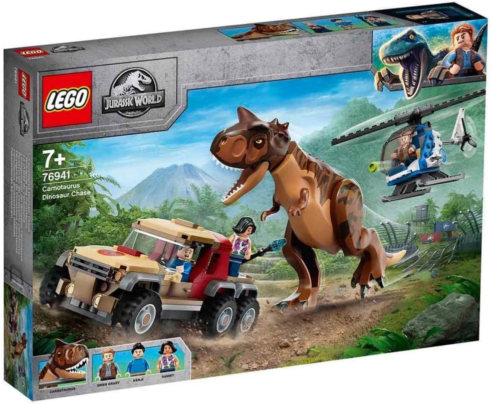 LEGO® Jurassic World Carnotaurus Dinosaur Chase 76941 Building Kit; Fun Toy Playset for Creative Kids LEGO® Jurassic World Carnotaurus Dinosaur Chase 76941 Building Kit; Fun Toy Playset for Creative Kids