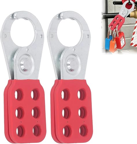 2 Stück Haspe,1‑Zoll‑Industrie‑Verriegelung aus Nylon‑PA & verzinktem Stahl,Mani