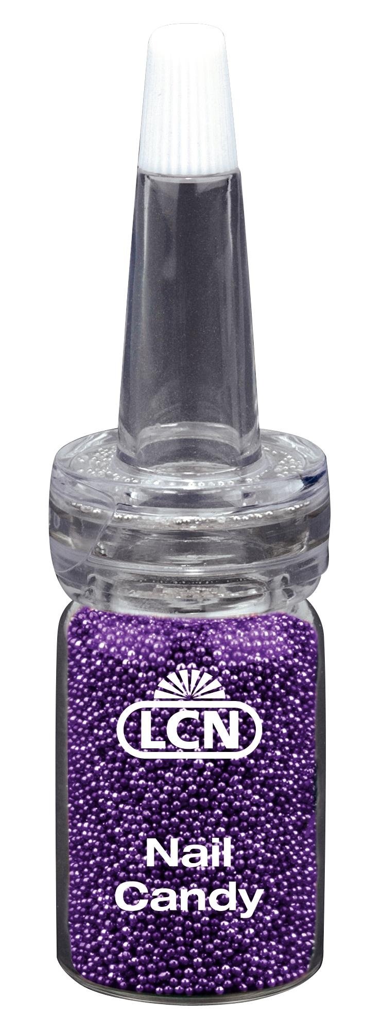 LCN Nail Candy Lilac 6 Micro Beads For Nail Designs 5ml