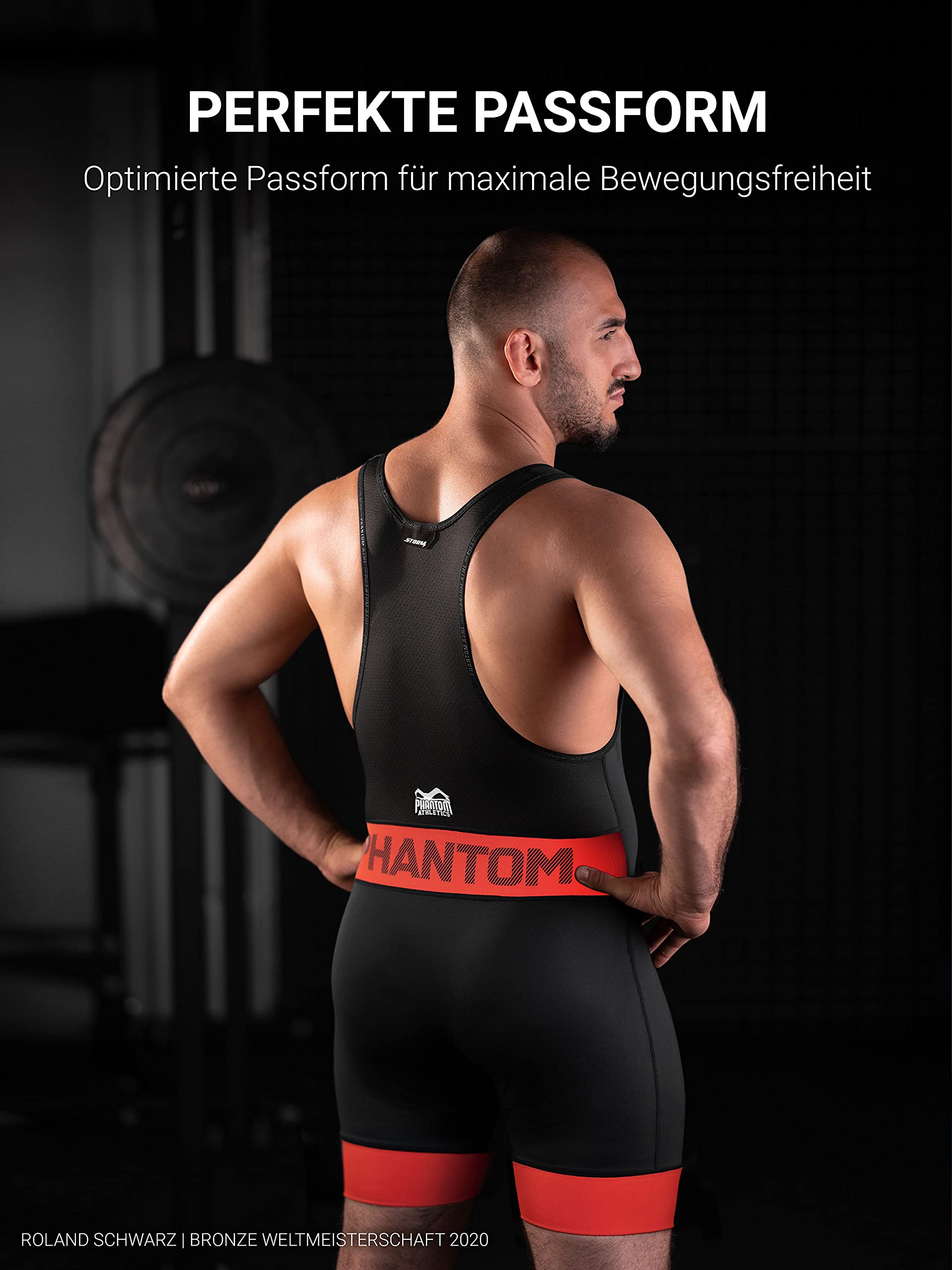 Phantom Athletics Maglia ad anello Storm – wrestling da uomo