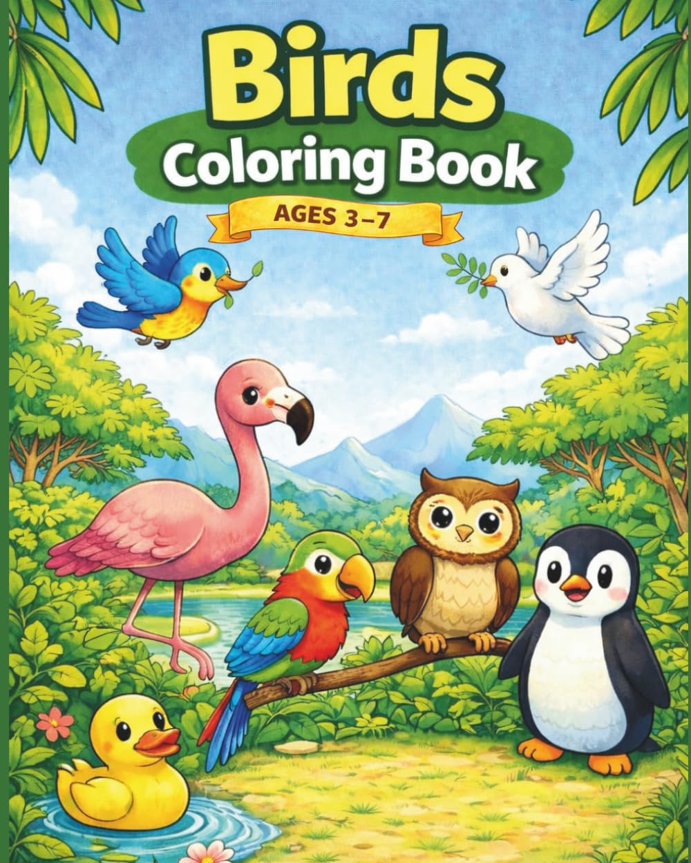 Birds Coloring Book (Animals Coloring Book)