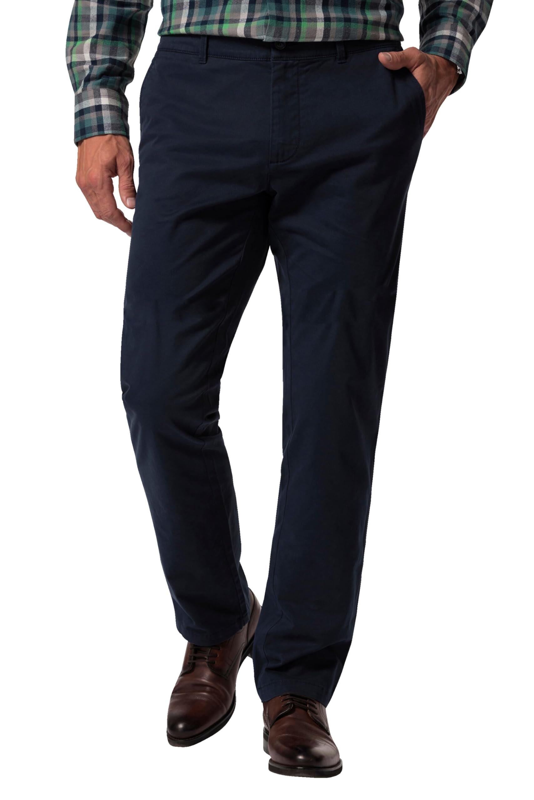 Boston Park Herren große Größen Übergrößen Menswear L-8XL Chino, Bauchfit, Bund seitlich elastisch 832307