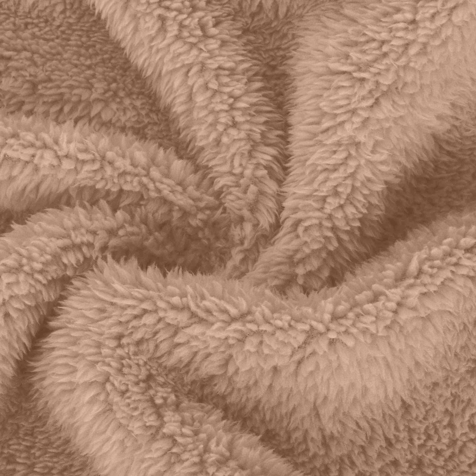 Teddymantel Damen Lang Wintermantel Teddy‑Fleece Mantel Warm