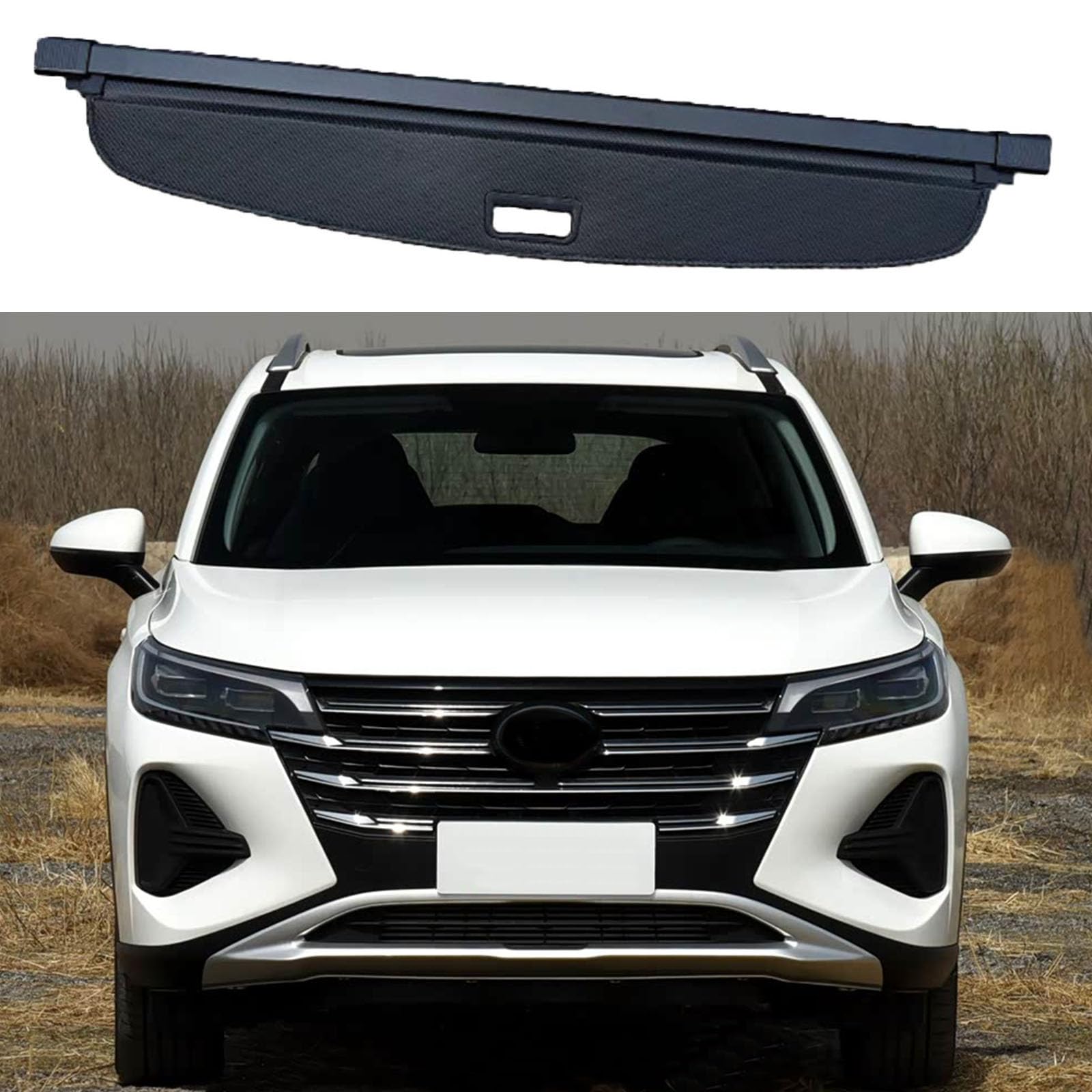 SXLGDW Car Retractable Rear Trunk Parcel Shelf,Compatible with Trumpchi GS4 2020-2022,Car parts