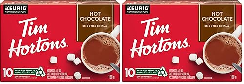 Miniatura 95 de Tim Hortons Café tostado oscuro, cápsulas K-Cup de una sola porción compatibles con cafeteras Keurig, K-Cups de 96 quilates, rojo, 24
