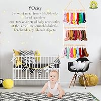 Vista 2 de YOcity Soporte Organizador de Diademas para Niñas Bebés Diademas Accesorios para el Cabello Organizador de Lazos para el Cabello Almacenamiento