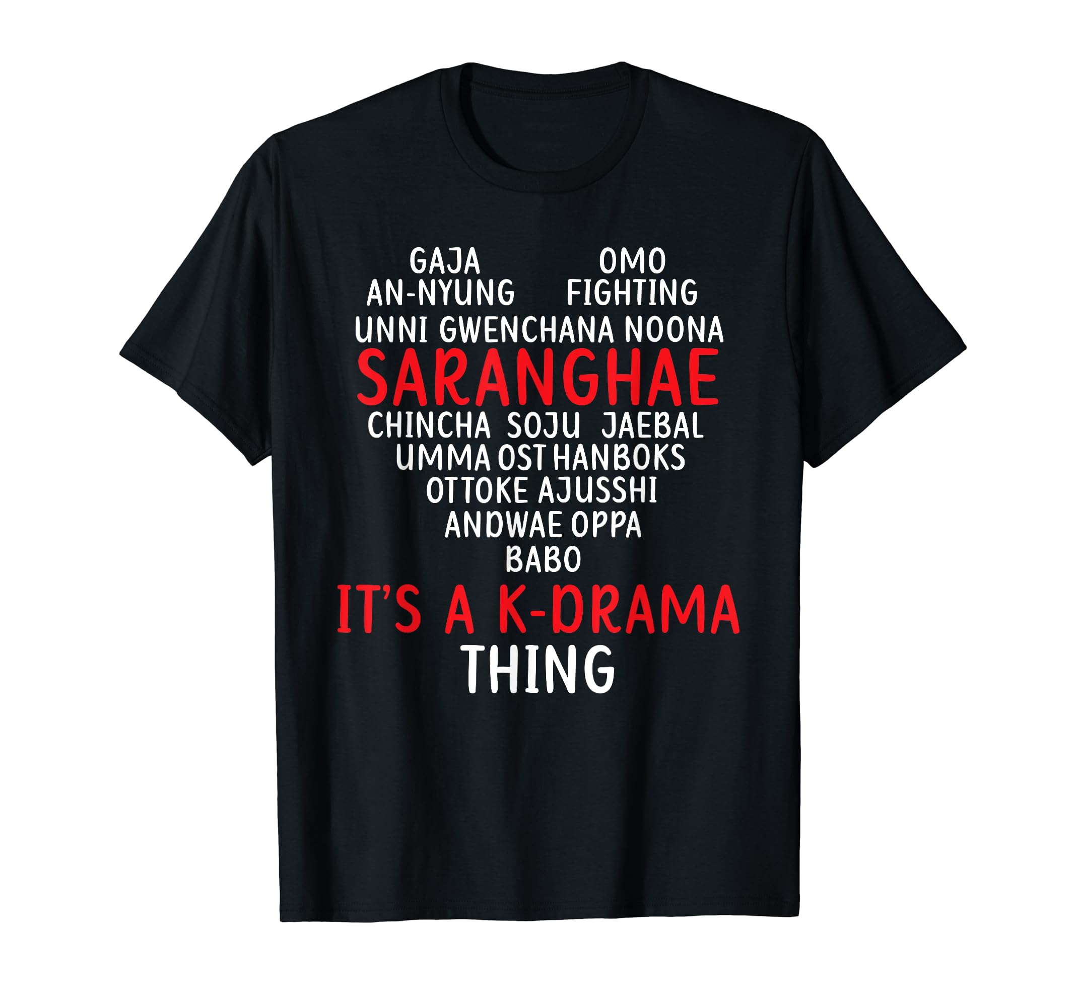 K Drama Oppa Korean Drama Finger Heart Saranghae K-Drama T-Shirt