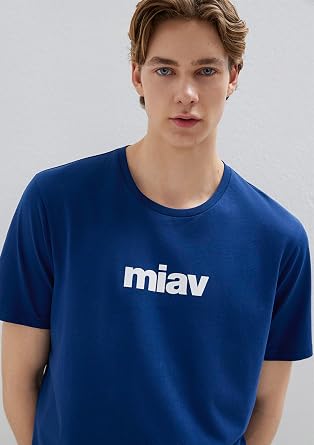 Red Miav Printed White T-Shirt Regular Fit/Normal Cut 067153-622