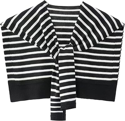 WaJuemy Sweater Shawl Wraps for Women Sweater Knitted Knotted Shawls Travel Casual Scarf Cape Shoulder Tops Fashion Wrap