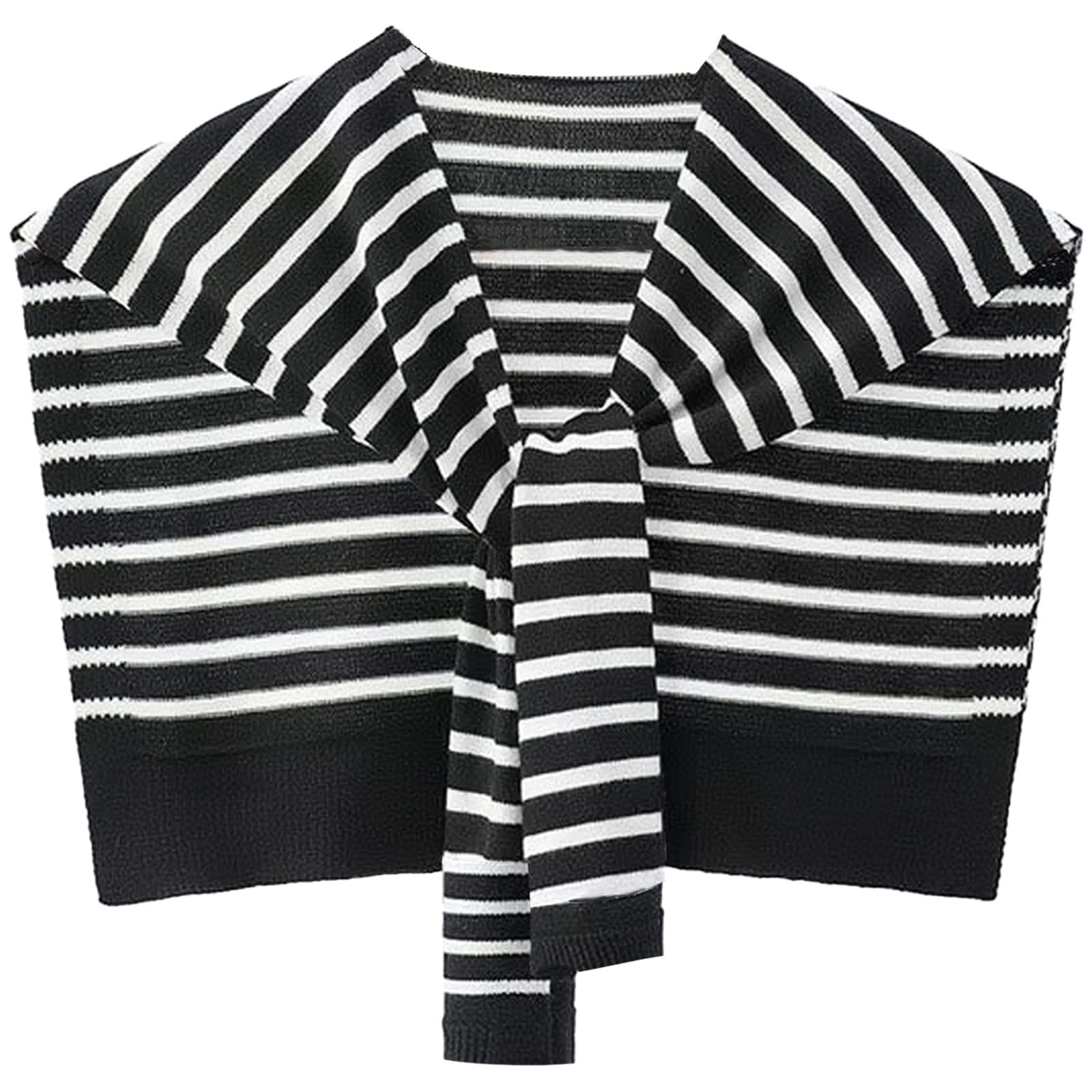 WaJuemy Sweater Shawl Wraps for Women Sweater Knitted Knotted Shawls Travel Casual Scarf Cape Shoulder Tops Fashion Wrap