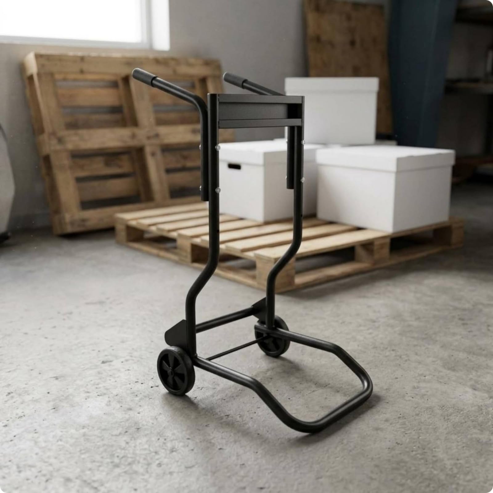 Carrello Portamotore Pieghevole con Ruote Supporto Motore Fuoribordo Display Stand Attrezzatura Nautica per Magazzino , Carrello Fuoribordo Fisso