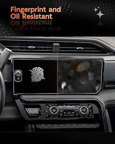 Vista 160 de CDEFG Cristal templado para Chevrolet Silverado/GMC Sierra 2025, pantalla táctil de 13.4 pulgadas, accesorios para Chevy Silverado/Sierra 1500