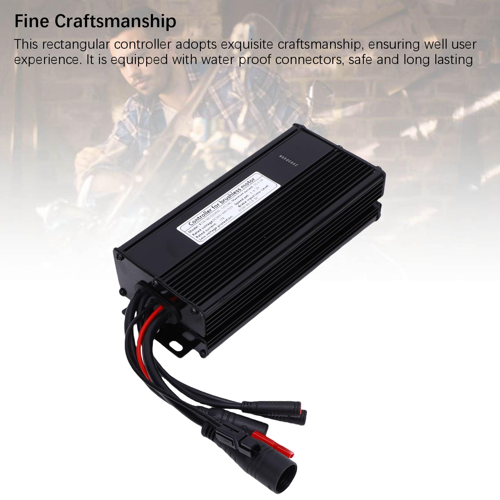 Tbest 35A Motorsteuerung für 1000W 1500W Motor, Glatt und Leise, Vielseitig und Zuverlässig, Energiesparend, Gute Qualität, Leistungsstarke Leistung, Geeignet für Instrument 12 Rohr Sinus