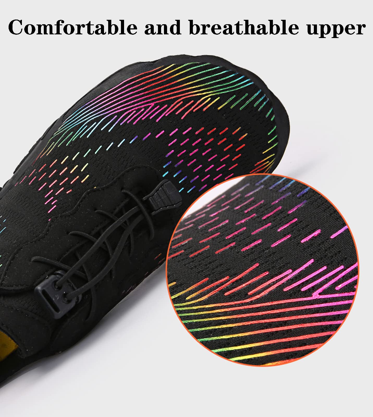 Zapatos De Agua para Mujeres Descalzas Zapatos De Agua De Secado Rápido Zapatos De Agua Ligeros para Hombres Zapatos De Escalada En La Piscina De Playa(36 EU, U-Gray)
