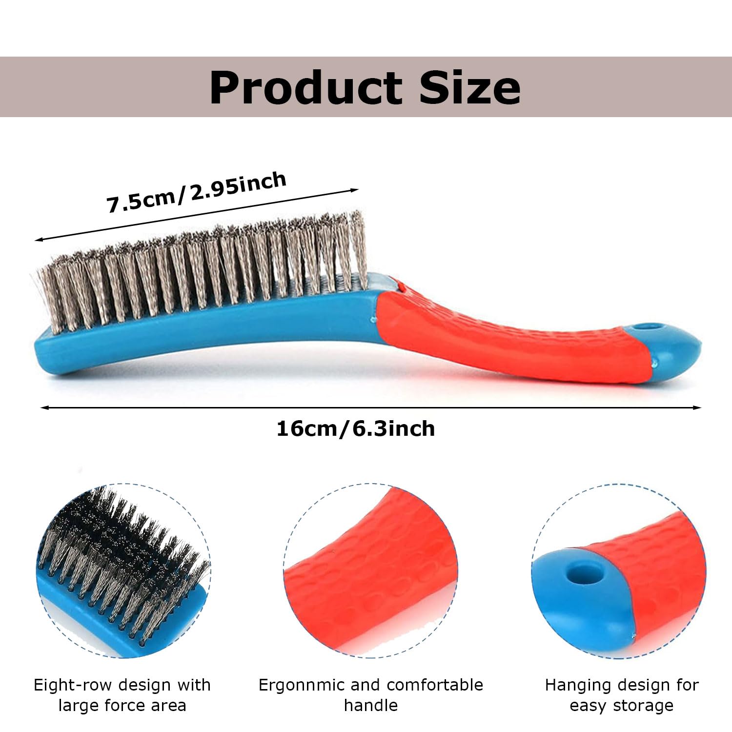 10 Spazzole Per Pulizia Macchina Da Cucire – Acciaio Inox E Nylon – Doppia Estremità 14,5 Cm – Accessorio Manutenzione